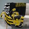 Sleep Squad Iowa Hawkeyes 60” x 80” Raschel Plush College Blanket